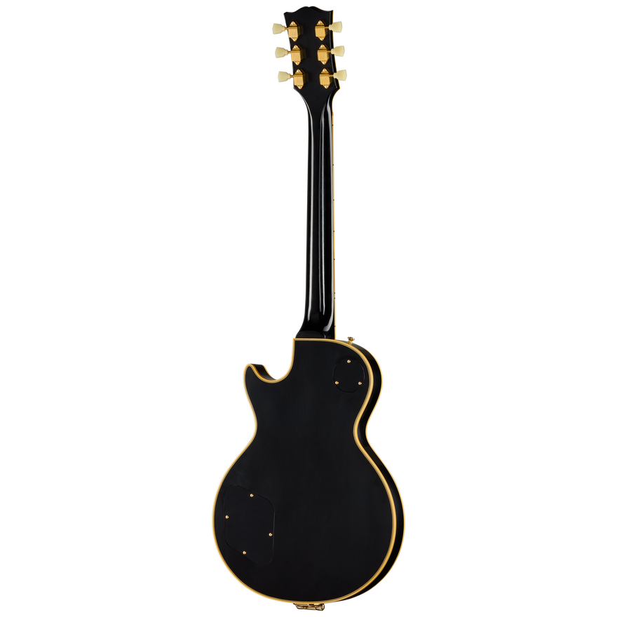 Gibson Custom 1957 Les Paul Custom Reissue 3-Pickup Bigsby VOS, Ebony Electric Guitar Gibson Custom