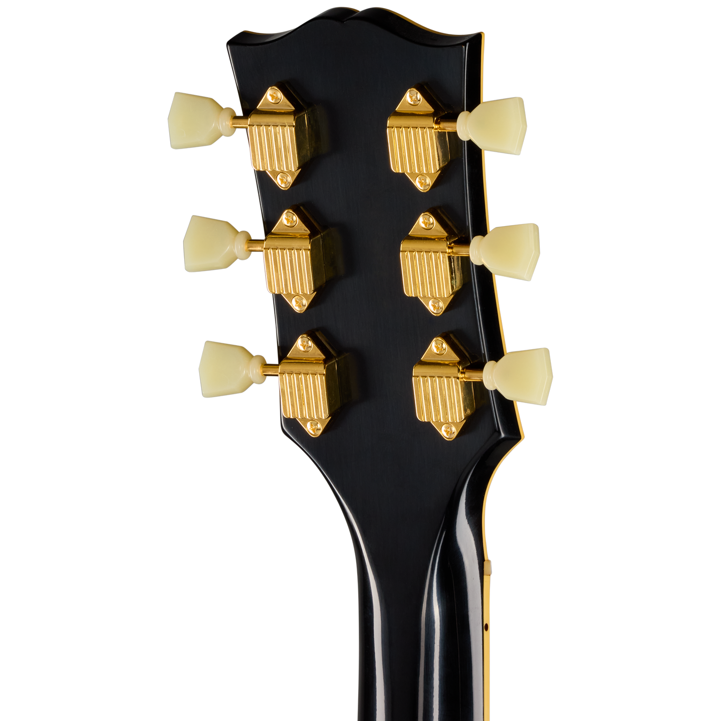 Gibson Custom 1957 Les Paul Custom Reissue 3-Pickup Bigsby VOS, Ebony Electric Guitar Gibson Custom