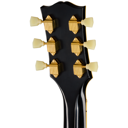 Gibson Custom 1957 Les Paul Custom Reissue 3-Pickup Bigsby VOS, Ebony Electric Guitar Gibson Custom