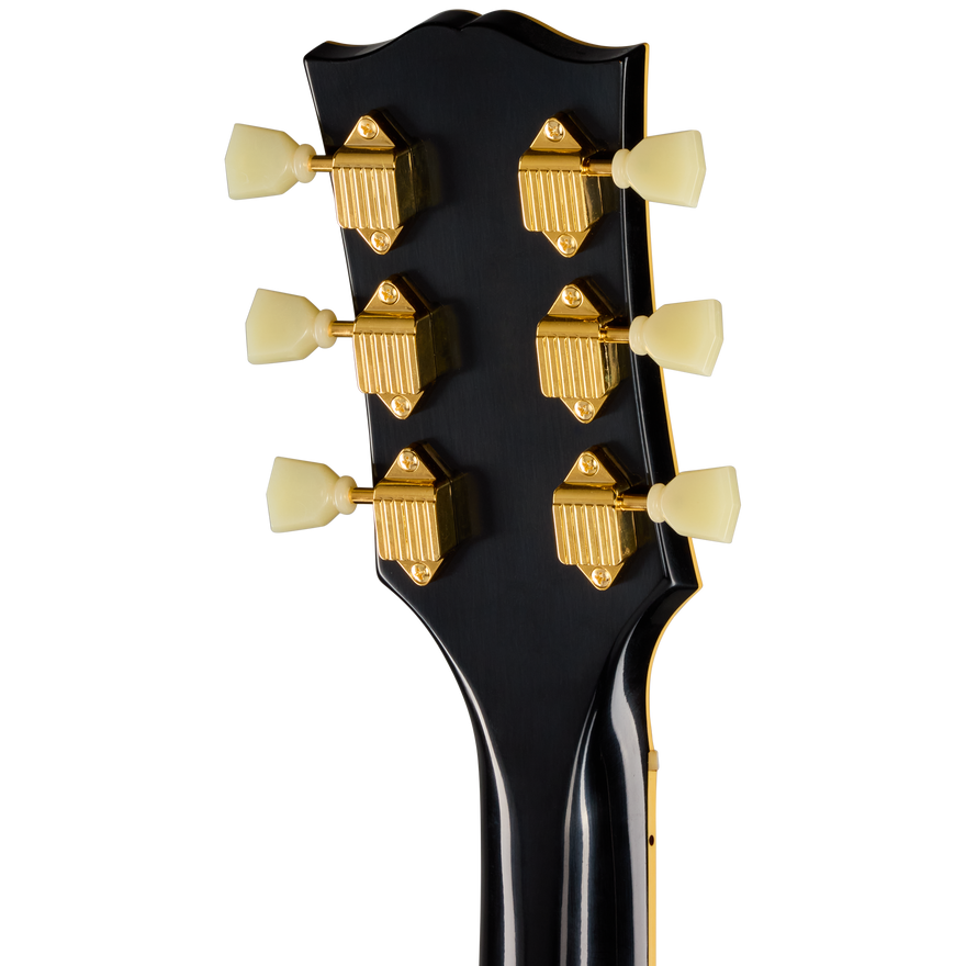 Gibson Custom 1957 Les Paul Custom Reissue 3-Pickup Bigsby VOS, Ebony Electric Guitar Gibson Custom