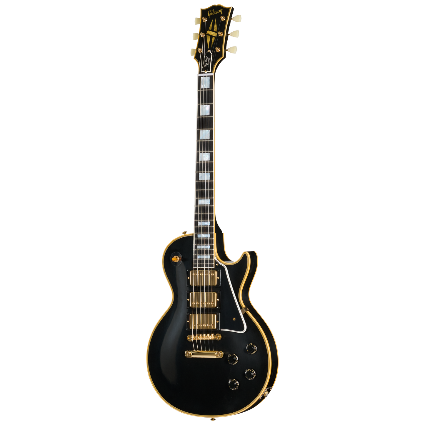 Gibson Custom 1957 Les Paul Custom Reissue 3-Pickup, VOS, Ebony Electric Guitar Gibson Custom