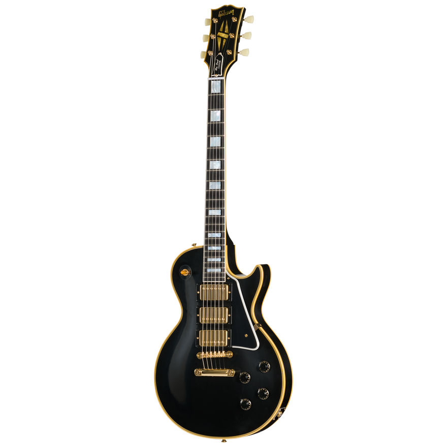 Gibson Custom 1957 Les Paul Custom Reissue 3-Pickup, VOS, Ebony Electric Guitar Gibson Custom