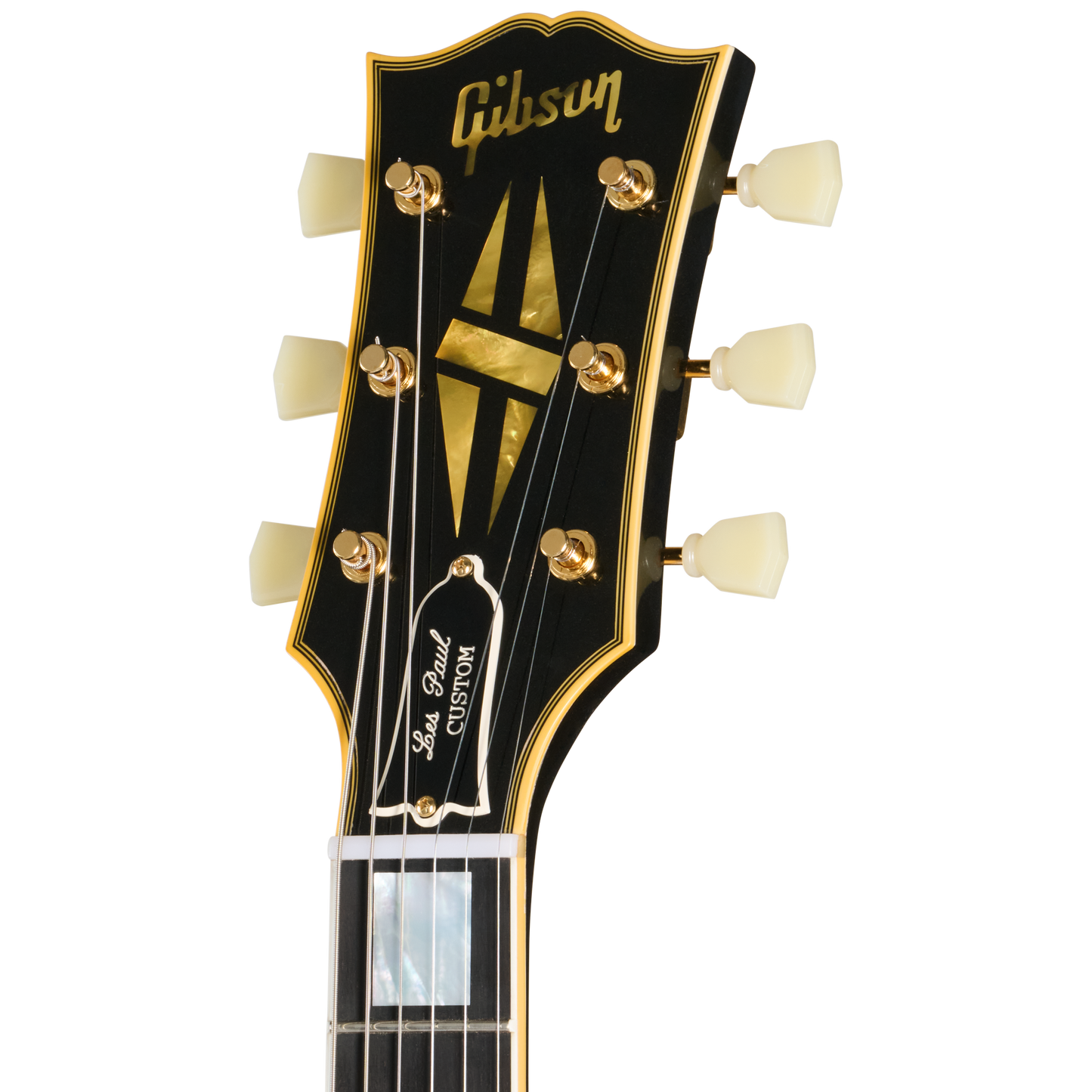 Gibson Custom 1957 Les Paul Custom Reissue 3-Pickup, VOS, Ebony Electric Guitar Gibson Custom