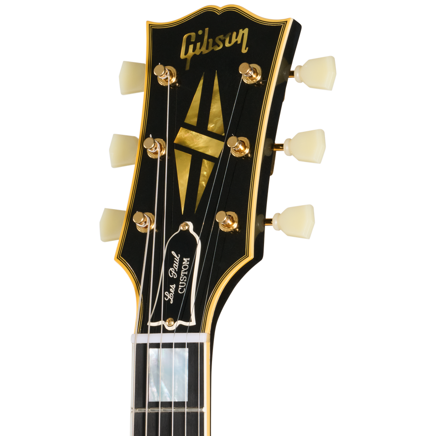 Gibson Custom 1957 Les Paul Custom Reissue 3-Pickup, VOS, Ebony Electric Guitar Gibson Custom