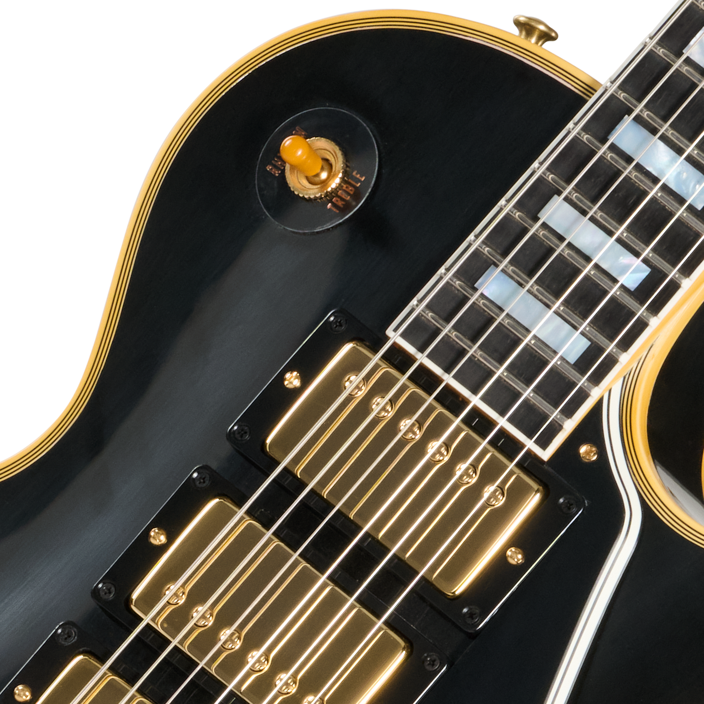 Gibson Custom 1957 Les Paul Custom Reissue 3-Pickup, VOS, Ebony Electric Guitar Gibson Custom