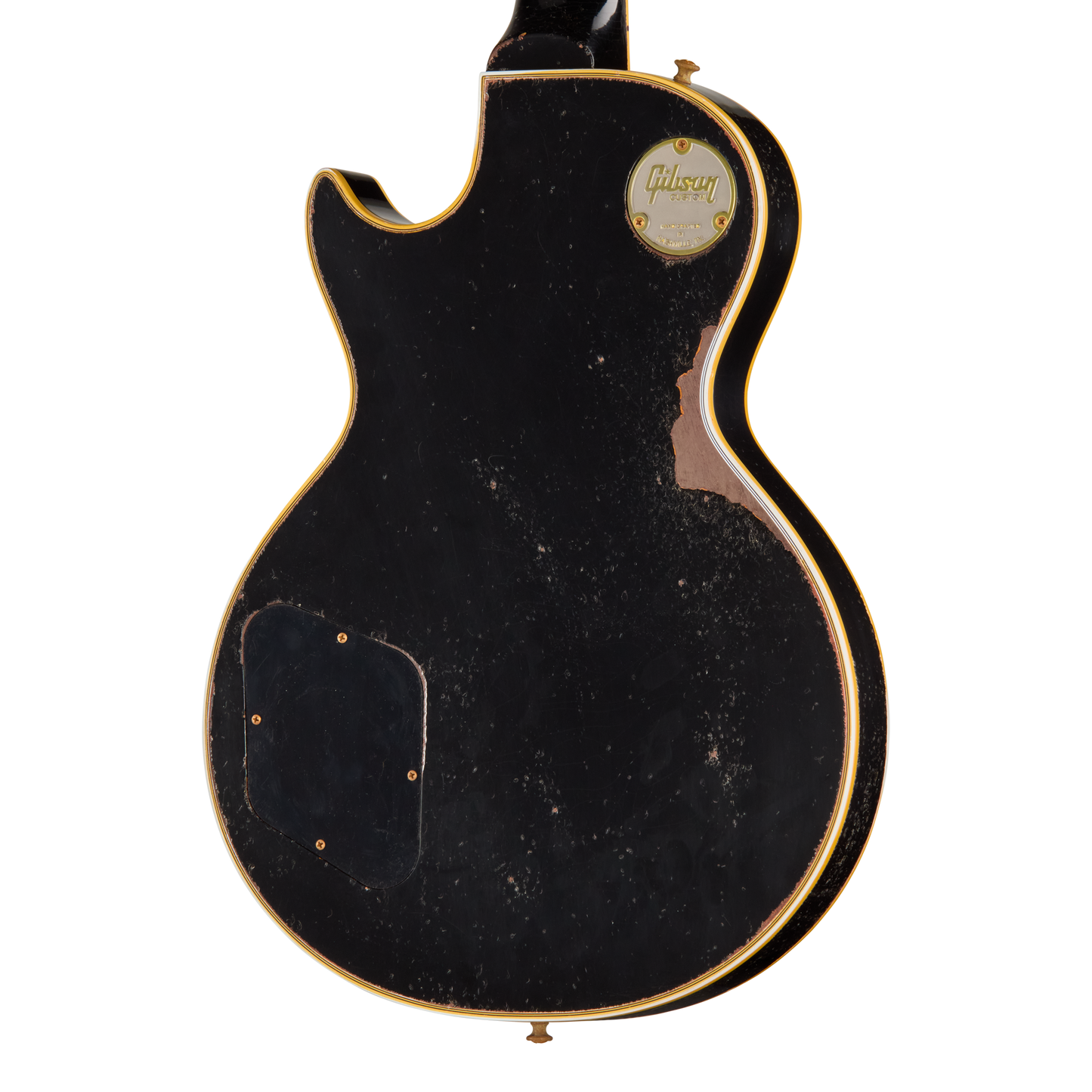 Gibson Custom LE 1954 Les Paul Custom Reissue with Humbucker, Heavy Aged, Ebony Electric Guitar Gibson Custom