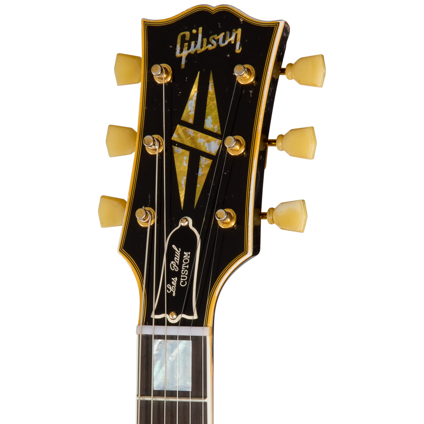 Gibson Custom LE 1954 Les Paul Custom Reissue with Humbucker, Heavy Aged, Ebony Electric Guitar Gibson Custom