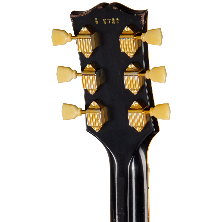 Gibson Custom LE 1954 Les Paul Custom Reissue with Humbucker, Heavy Aged, Ebony Electric Guitar Gibson Custom