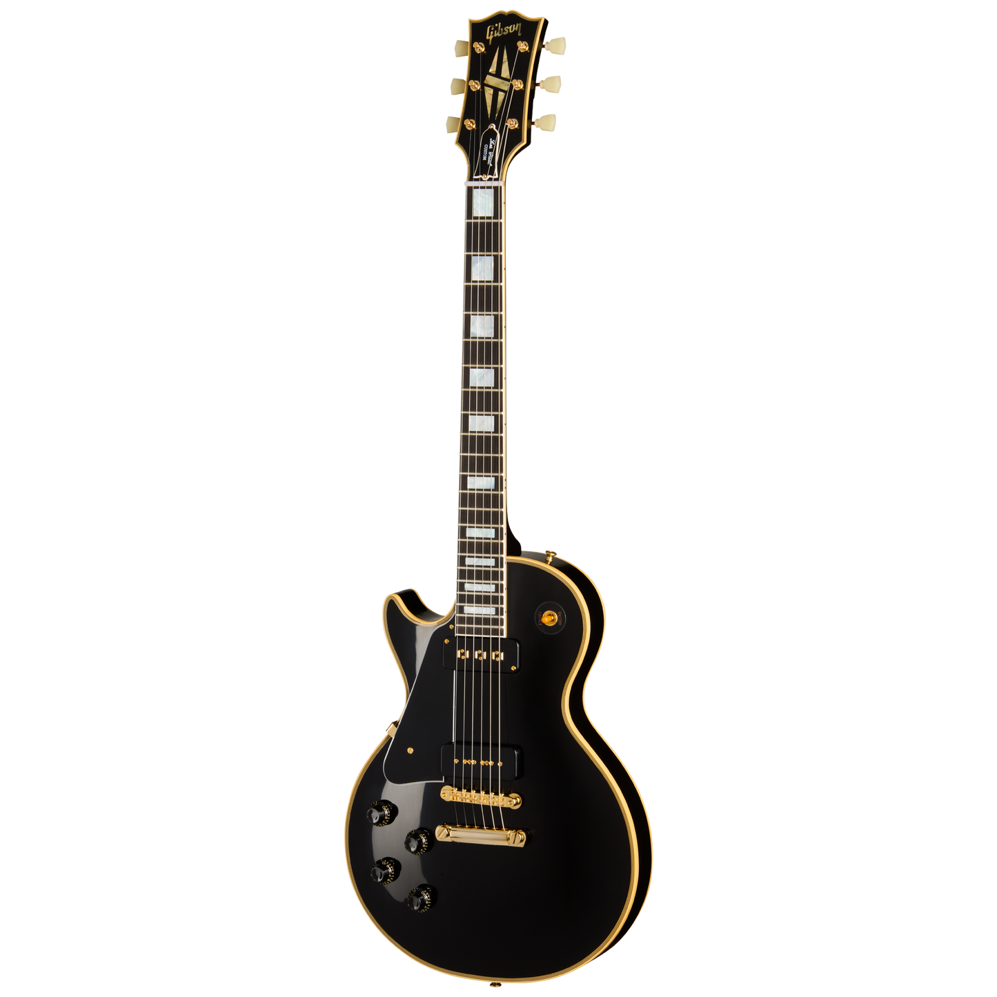 Gibson Custom 1954 Les Paul Custom Reissue, Left-Handed, VOS, Ebony Electric Guitar Gibson Custom