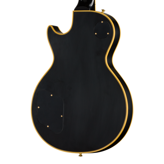 Gibson Custom 1954 Les Paul Custom Staple Pickup Reissue VOS, Ebony Electric Guitar Gibson Custom