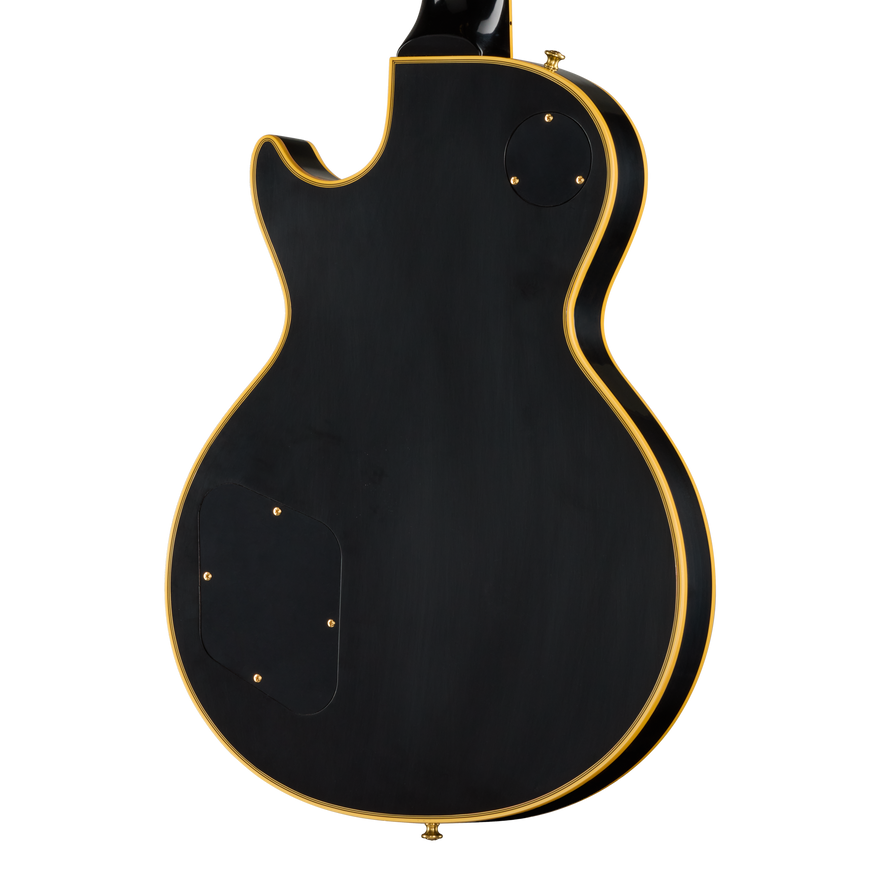 Gibson Custom 1954 Les Paul Custom Reissue, VOS, Ebony Electric Guitar Gibson Custom