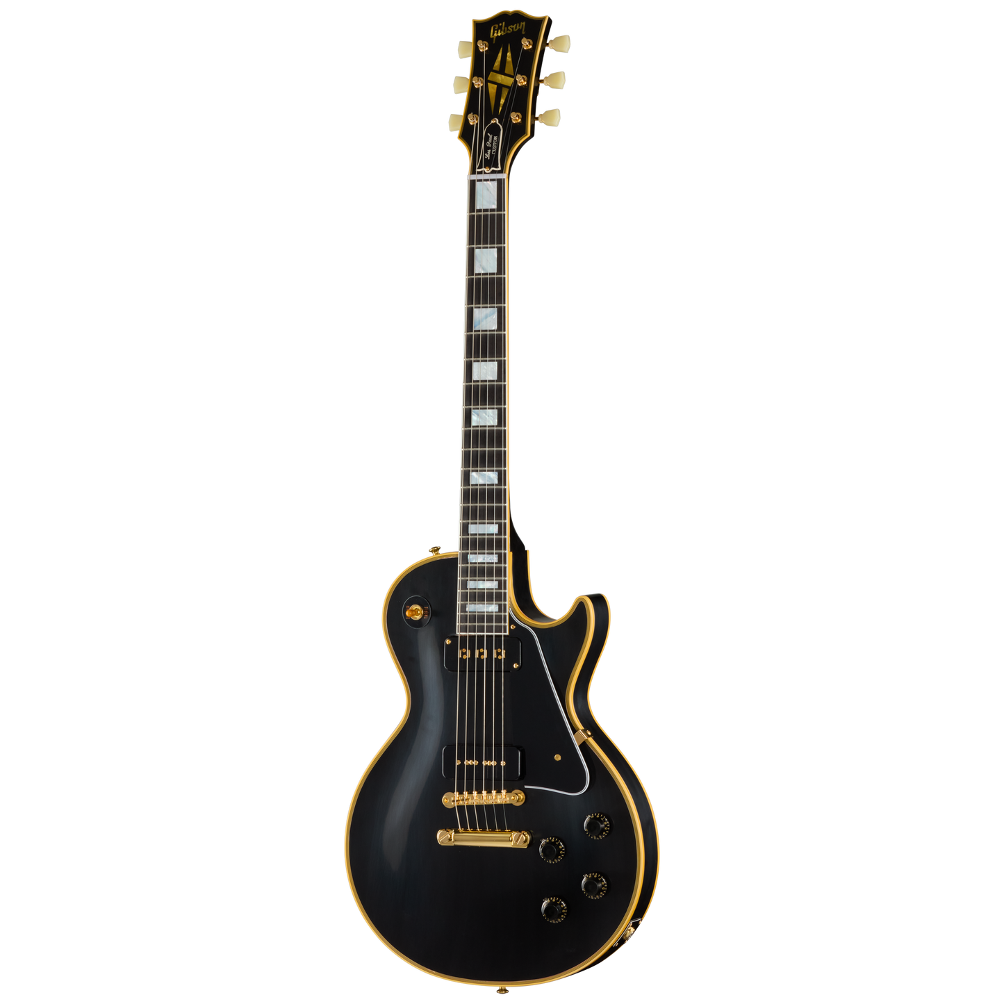 Gibson Custom 1954 Les Paul Custom Reissue, VOS, Ebony Electric Guitar Gibson Custom