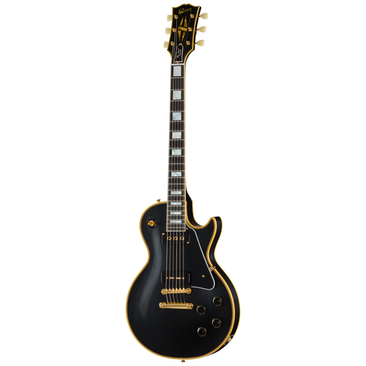 Gibson Custom 1954 Les Paul Custom Staple Pickup Reissue VOS, Ebony Electric Guitar Gibson Custom