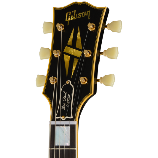 Gibson Custom 1954 Les Paul Custom Staple Pickup Reissue VOS, Ebony Electric Guitar Gibson Custom