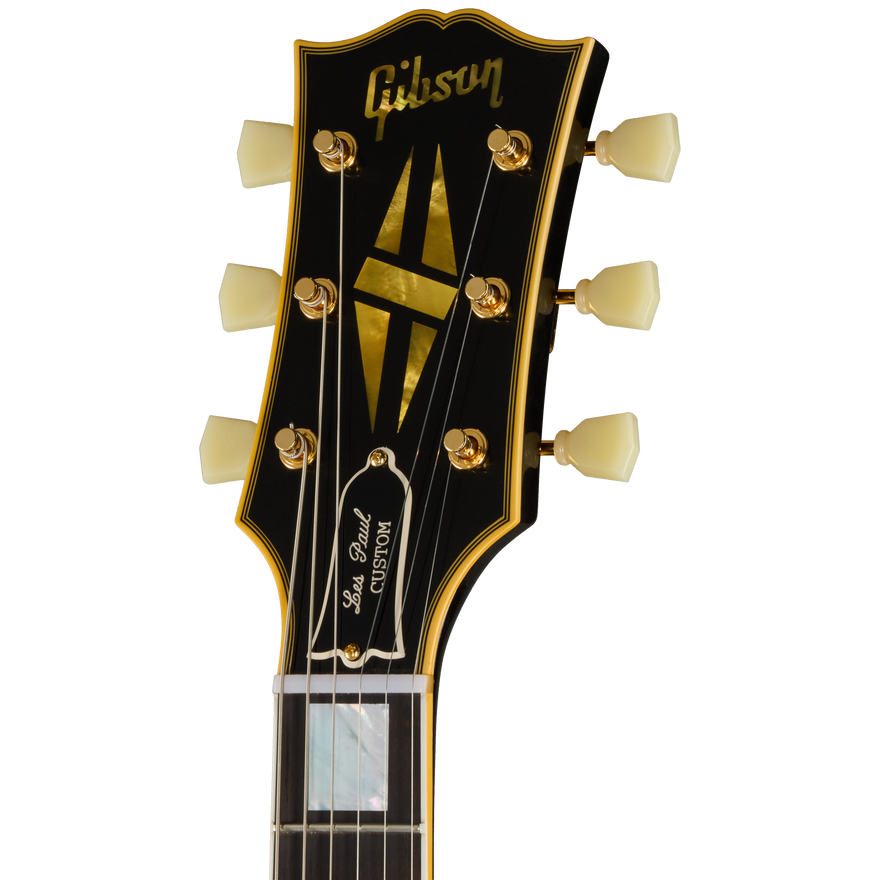 Gibson Custom 1954 Les Paul Custom Reissue, VOS, Ebony Electric Guitar Gibson Custom