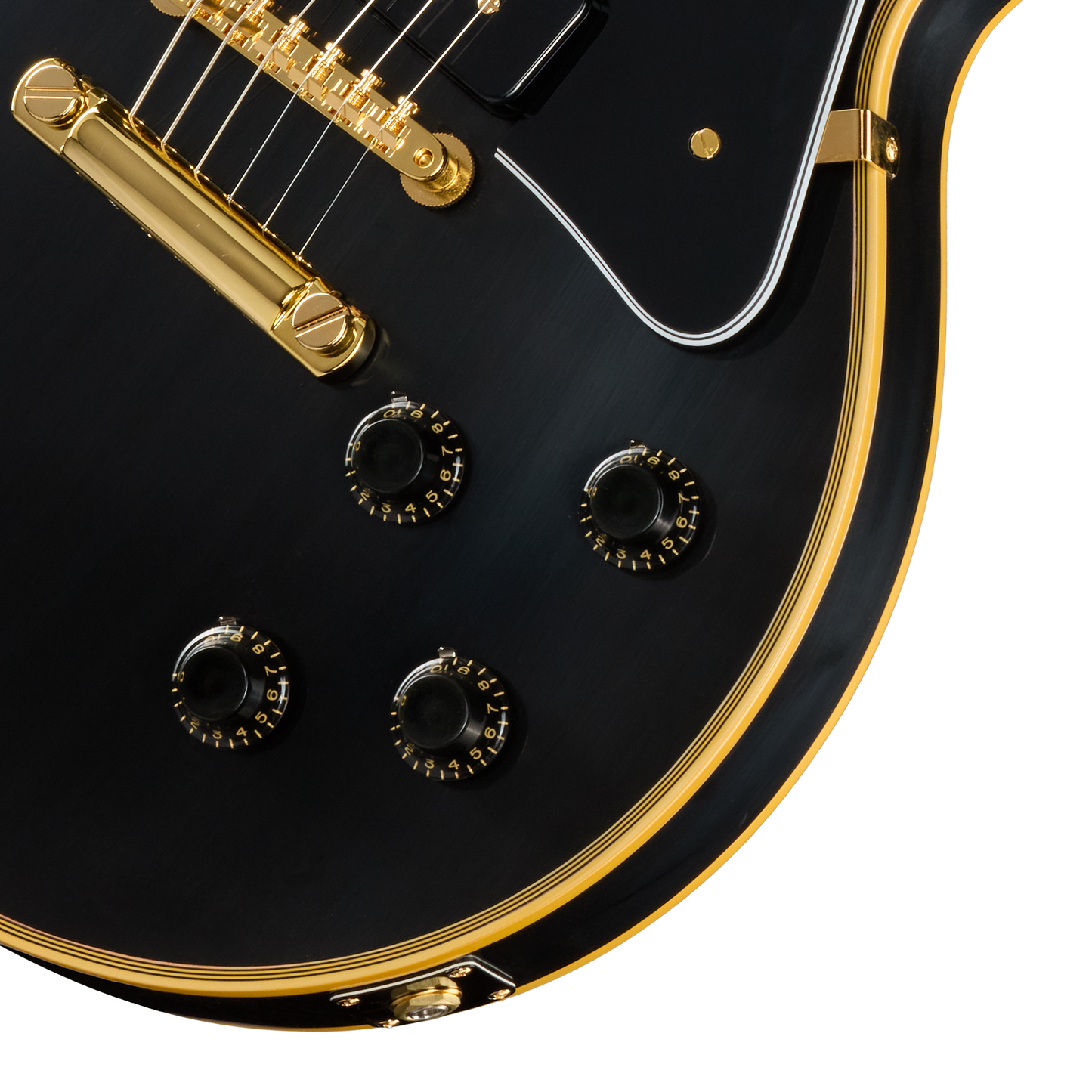 Gibson Custom 1954 Les Paul Custom Reissue, VOS, Ebony Electric Guitar Gibson Custom