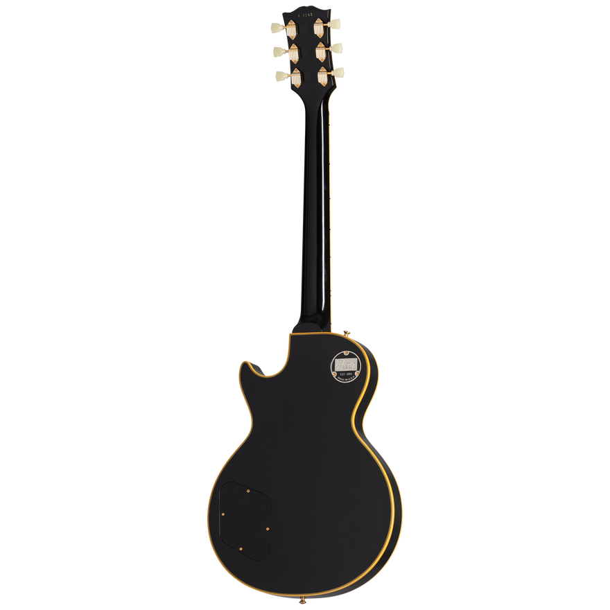 Gibson Custom 1954 Les Paul Custom Staple Pickup Reissue VOS, Ebony Electric Guitar Gibson Custom