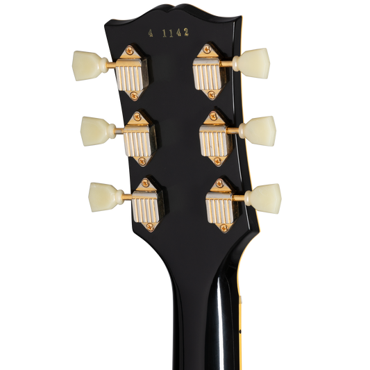 Gibson Custom 1954 Les Paul Custom Staple Pickup Reissue VOS, Ebony Electric Guitar Gibson Custom