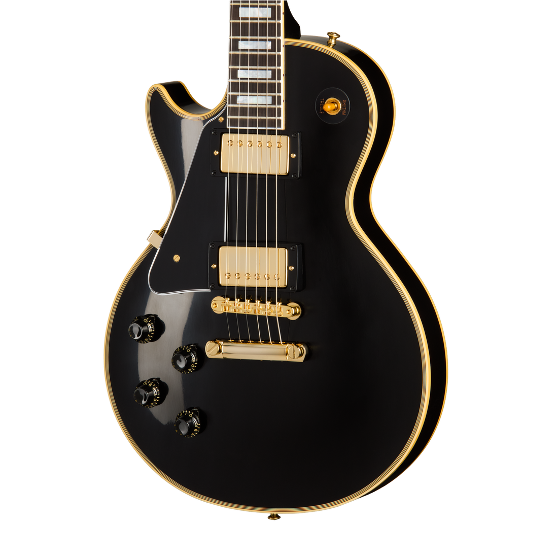 Gibson Custom 1957 Les Paul Custom Reissue 2-Pickup, Left-Handed, VOS, Ebony Electric Guitar Gibson Custom
