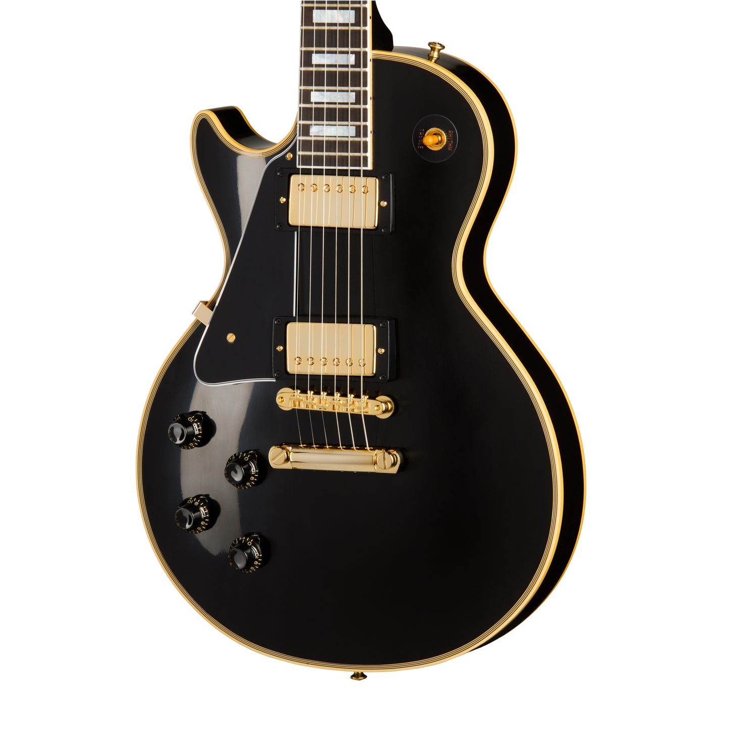 Gibson Custom 1957 Les Paul Custom Reissue 2-Pickup, Left-Handed, VOS, Ebony Electric Guitar Gibson Custom