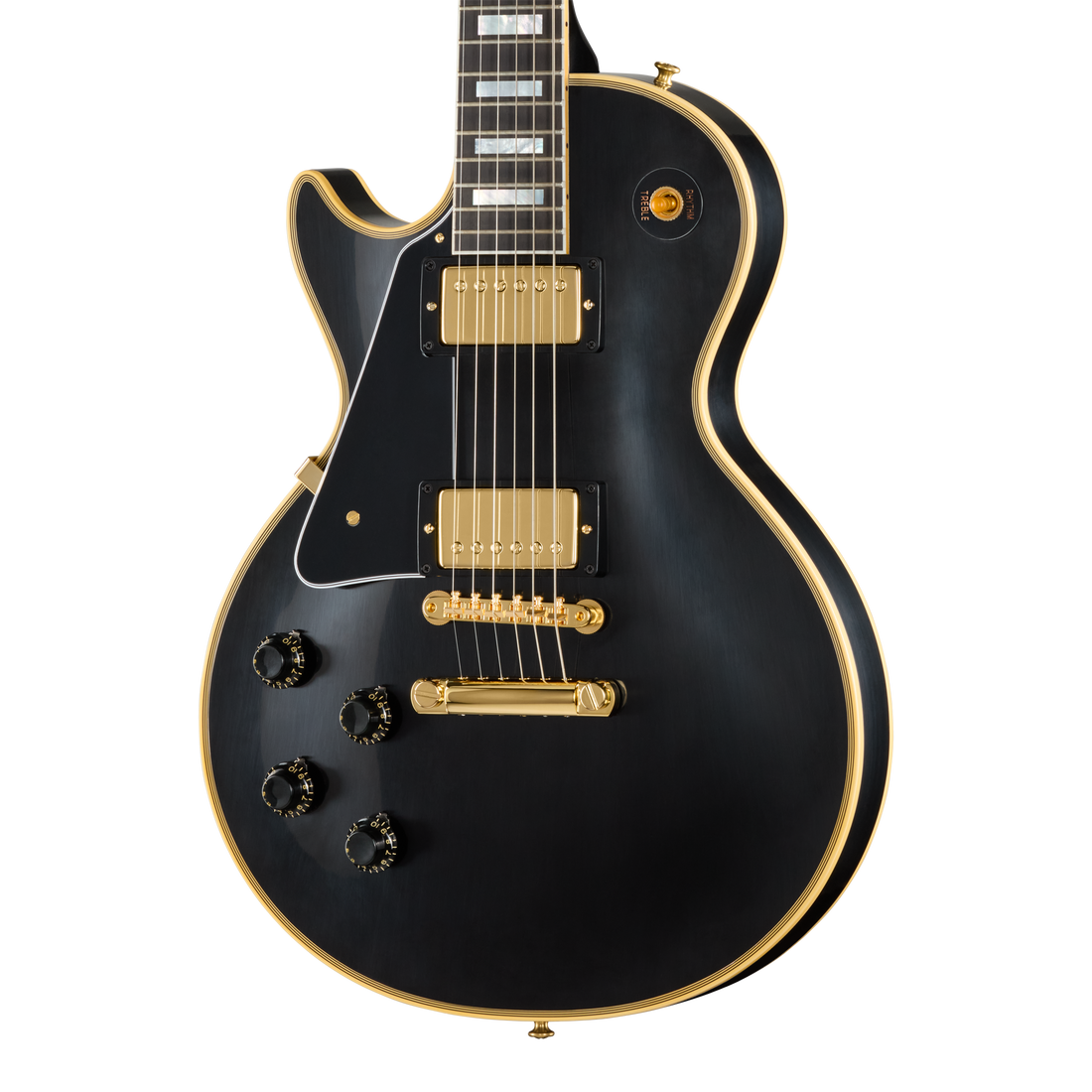 Gibson Custom 1957 Les Paul Custom Reissue 2-Pickup, Left-Handed, VOS, Ebony Electric Guitar Gibson Custom