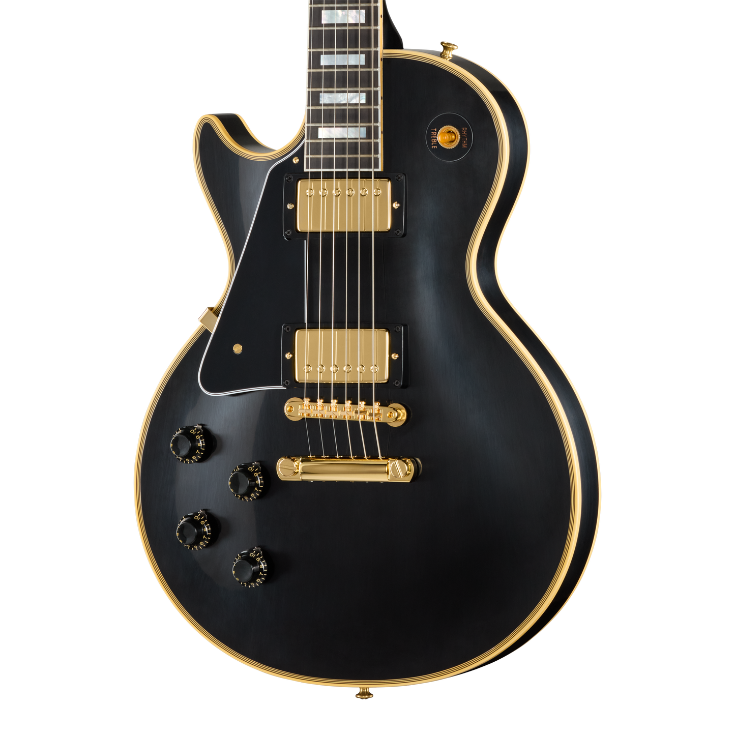 Gibson Custom 1957 Les Paul Custom Reissue 2-Pickup, Left-Handed, VOS, Ebony Electric Guitar Gibson Custom