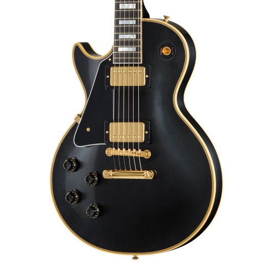 Gibson Custom 1957 Les Paul Custom Reissue 2-Pickup, Left-Handed, VOS, Ebony Electric Guitar Gibson Custom