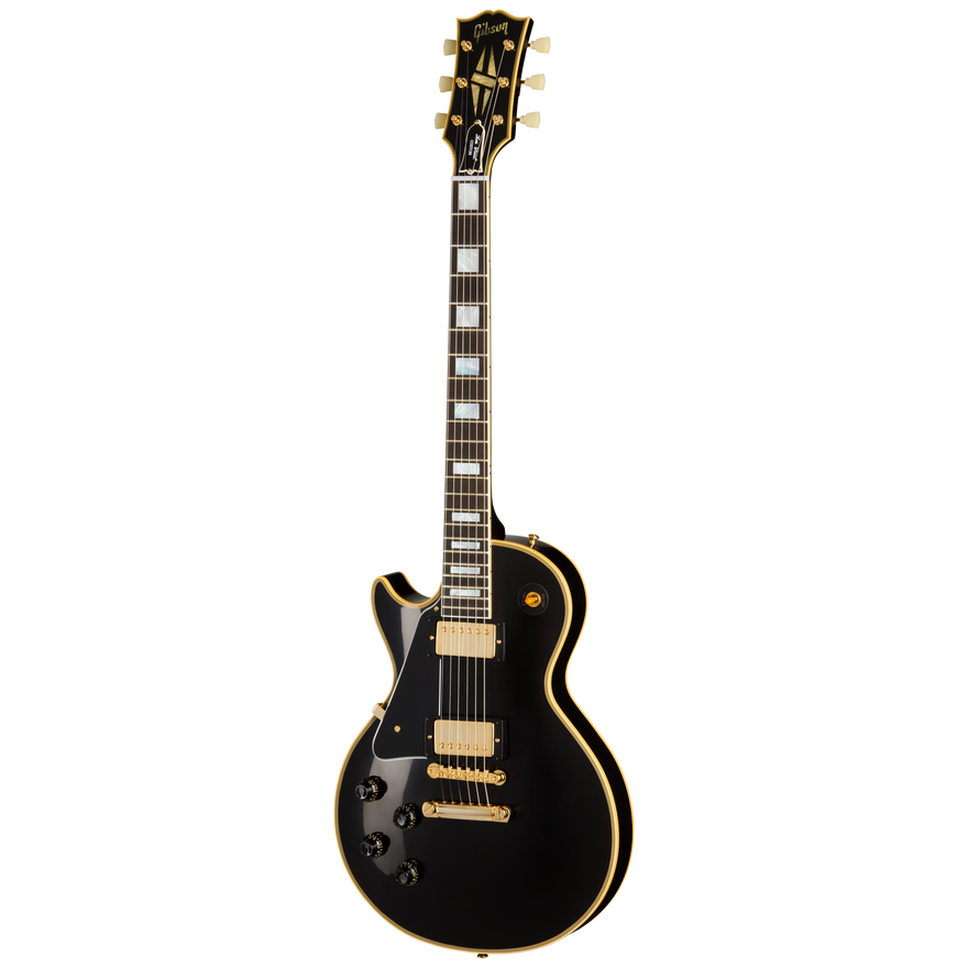 Gibson Custom 1957 Les Paul Custom Reissue 2-Pickup, Left-Handed, VOS, Ebony Electric Guitar Gibson Custom