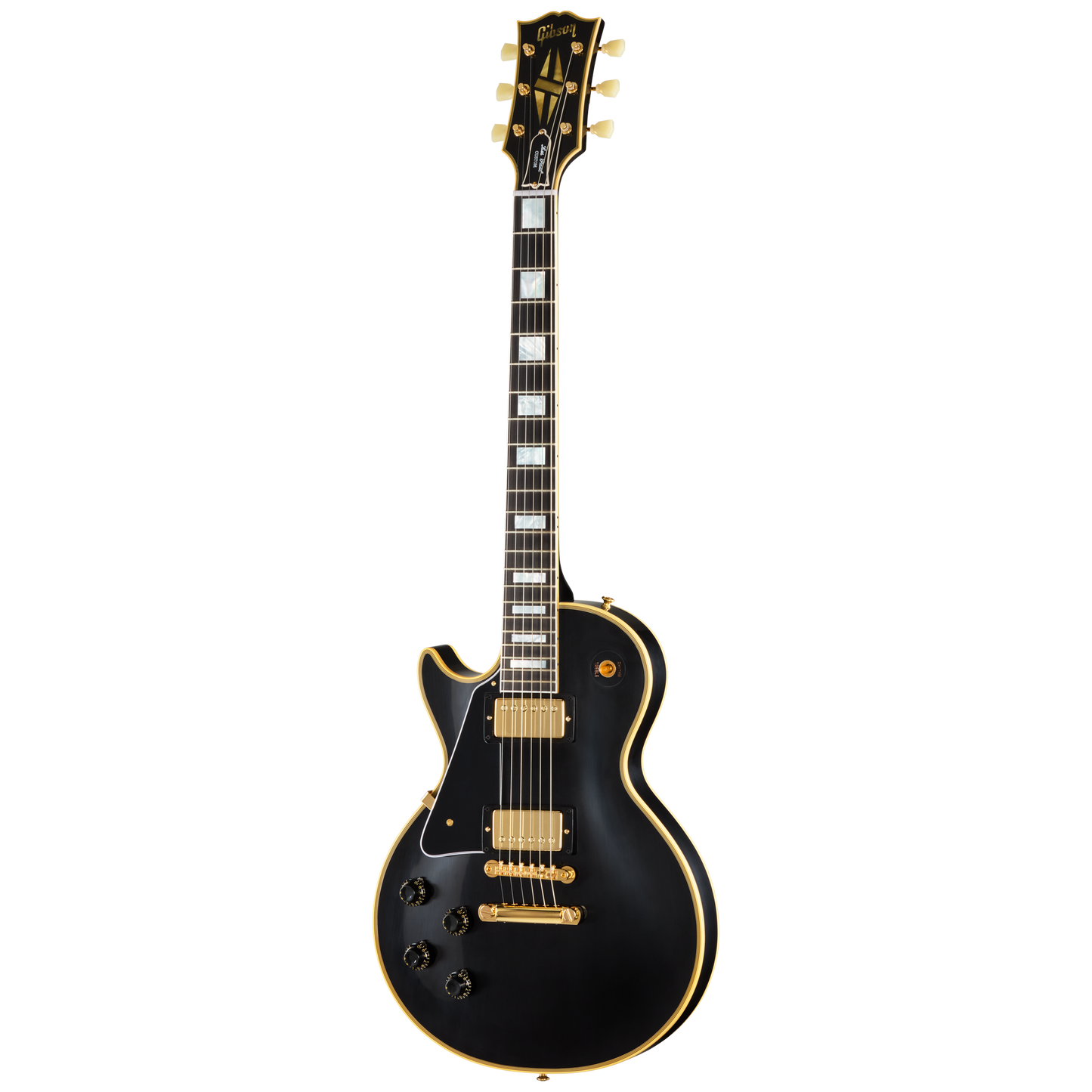 Gibson Custom 1957 Les Paul Custom Reissue 2-Pickup, Left-Handed, VOS, Ebony Electric Guitar Gibson Custom