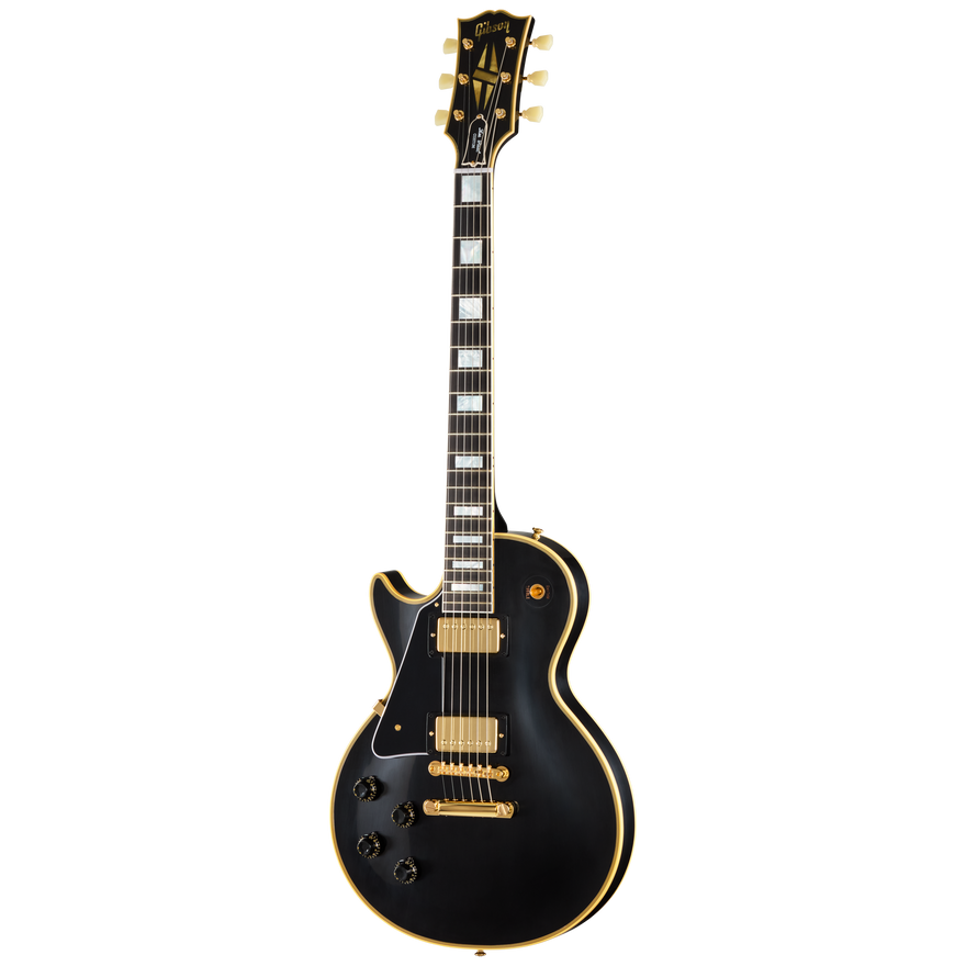 Gibson Custom 1957 Les Paul Custom Reissue 2-Pickup, Left-Handed, VOS, Ebony Electric Guitar Gibson Custom