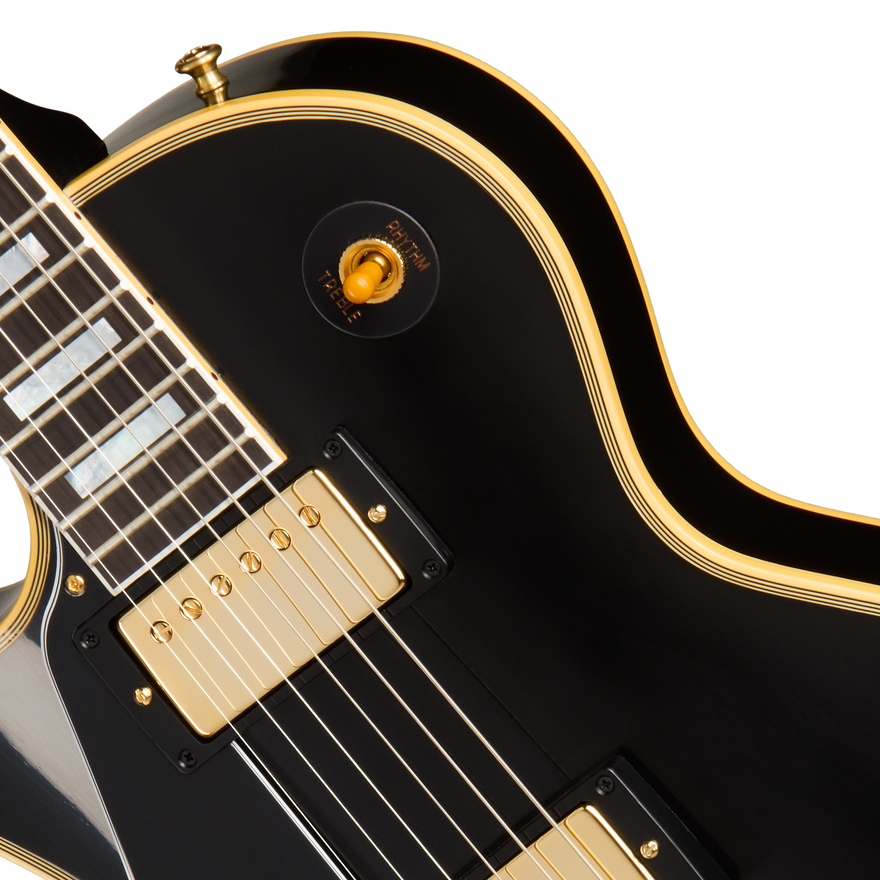 Gibson Custom 1957 Les Paul Custom Reissue 2-Pickup, Left-Handed, VOS, Ebony Electric Guitar Gibson Custom