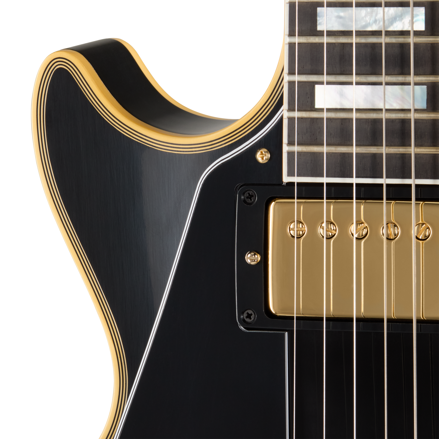 Gibson Custom 1957 Les Paul Custom Reissue 2-Pickup, Left-Handed, VOS, Ebony Electric Guitar Gibson Custom