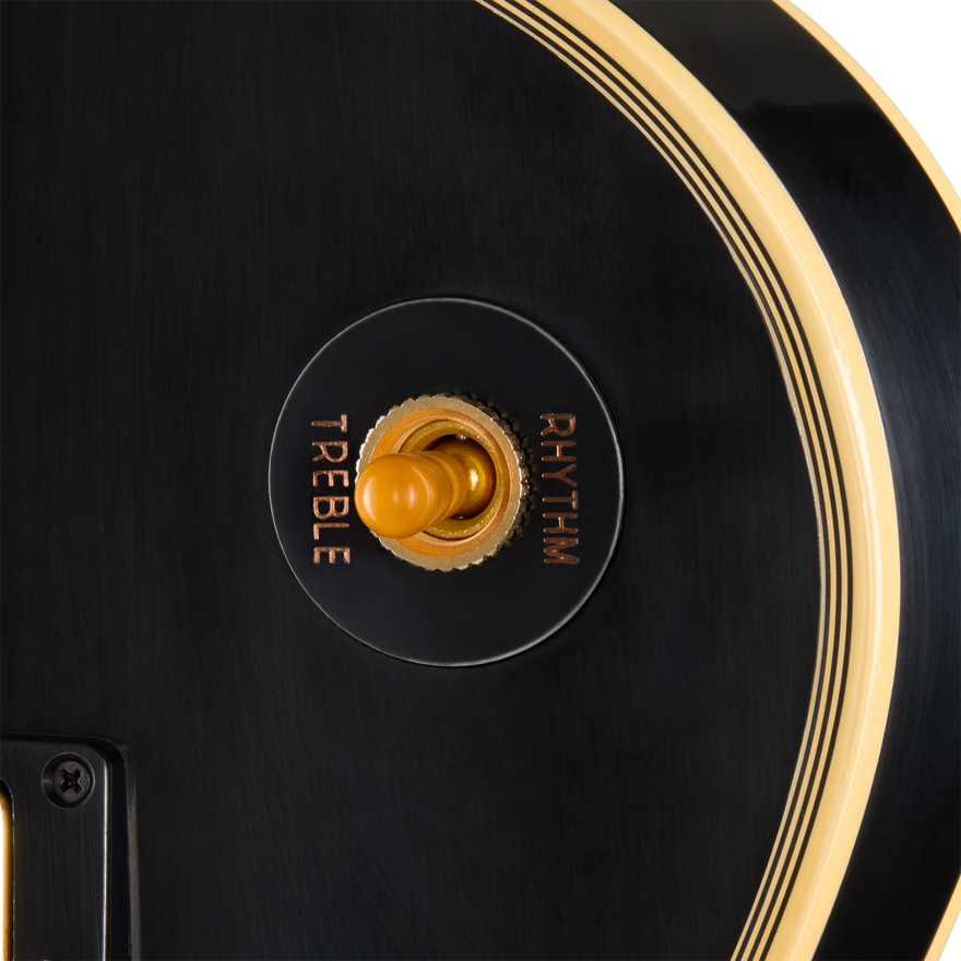Gibson Custom 1957 Les Paul Custom Reissue 2-Pickup, Left-Handed, VOS, Ebony Electric Guitar Gibson Custom