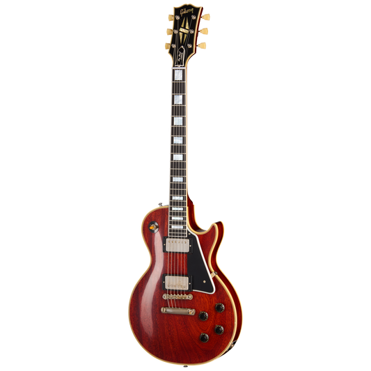 Gibson Custom 1957 Les Paul Custom Reissue, Light Aged, Antique Cherry Electric Guitar Gibson Custom