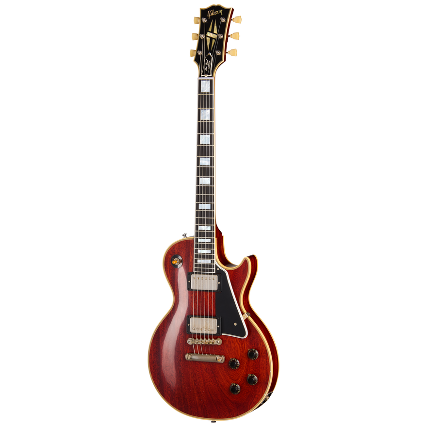 Gibson Custom 1957 Les Paul Custom Reissue, Light Aged, Antique Cherry Electric Guitar Gibson Custom