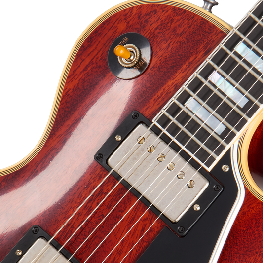 Gibson Custom 1957 Les Paul Custom Reissue, Light Aged, Antique Cherry Electric Guitar Gibson Custom