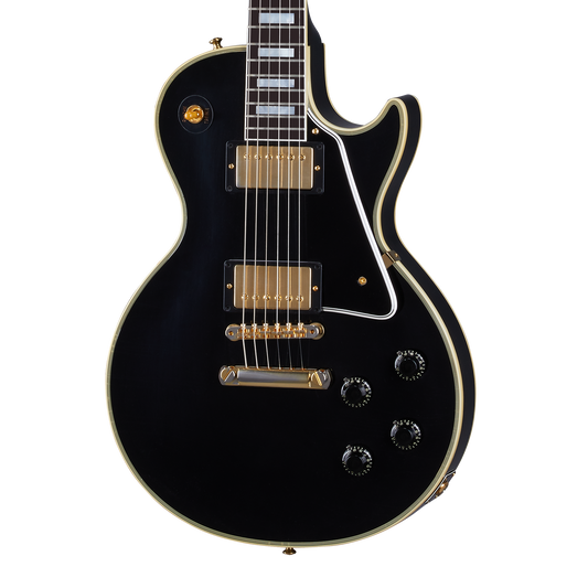 Gibson Custom 1957 Les Paul Custom Reissue 2-Pickup, Ultra Light Aged, Ebony Electric Guitar Gibson Custom