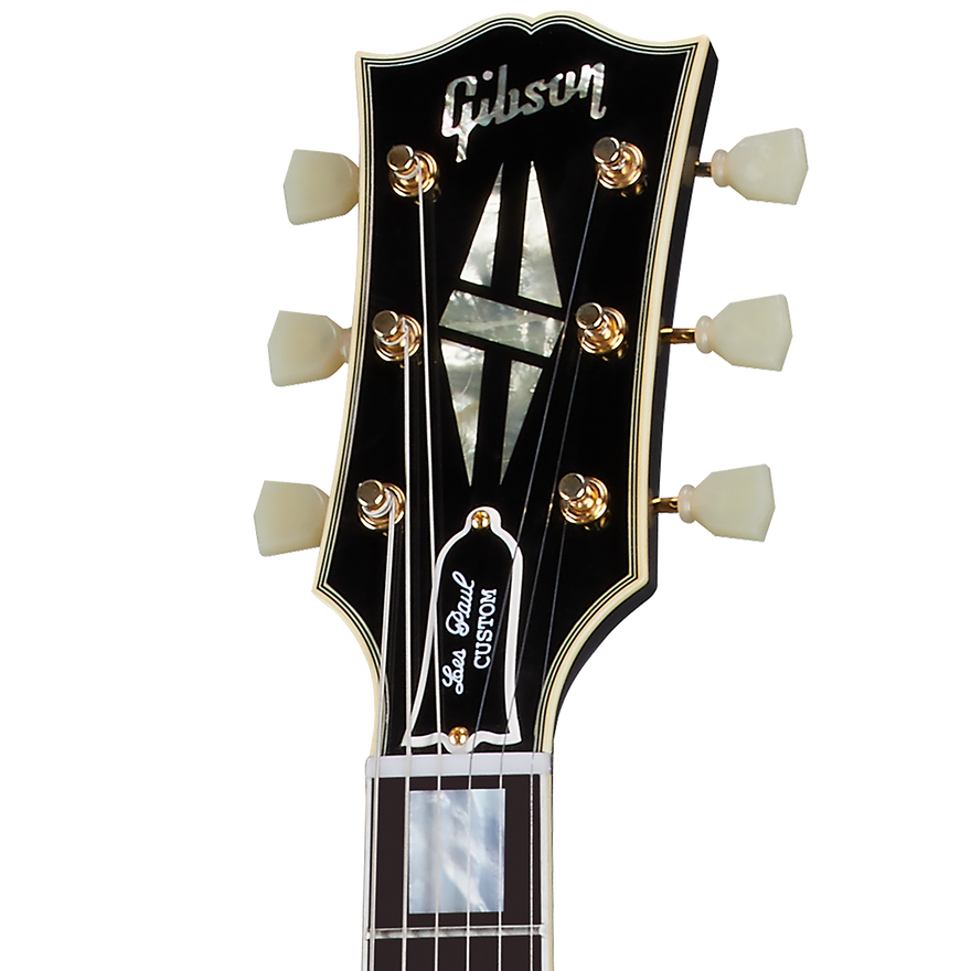 Gibson Custom 1957 Les Paul Custom Reissue 2-Pickup, Ultra Light Aged, Ebony Electric Guitar Gibson Custom