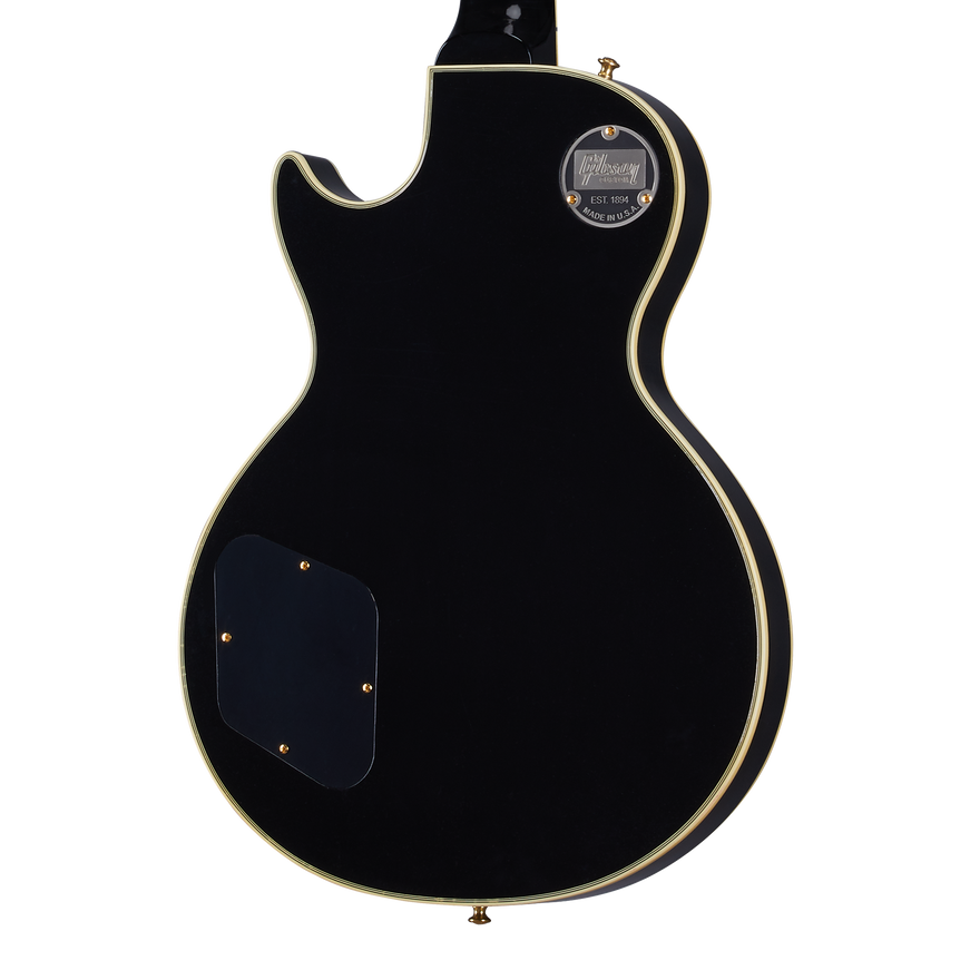 Gibson Custom 1957 Les Paul Custom Reissue 2-Pickup, Ultra Light Aged, Ebony Electric Guitar Gibson Custom