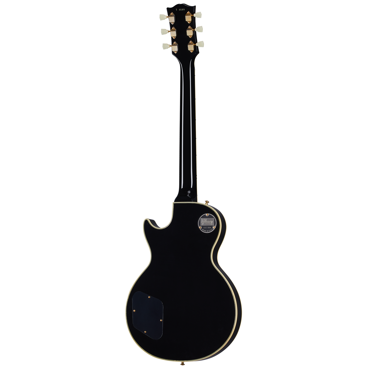 Gibson Custom 1957 Les Paul Custom Reissue 2-Pickup, Ultra Light Aged, Ebony Electric Guitar Gibson Custom