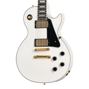 Gibson Custom Les Paul Custom, Alpine White Electric Guitar Gibson Custom