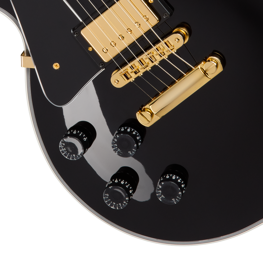 Gibson Custom Les Paul Custom, Left-Handed, Ebony Electric Guitar Gibson Custom