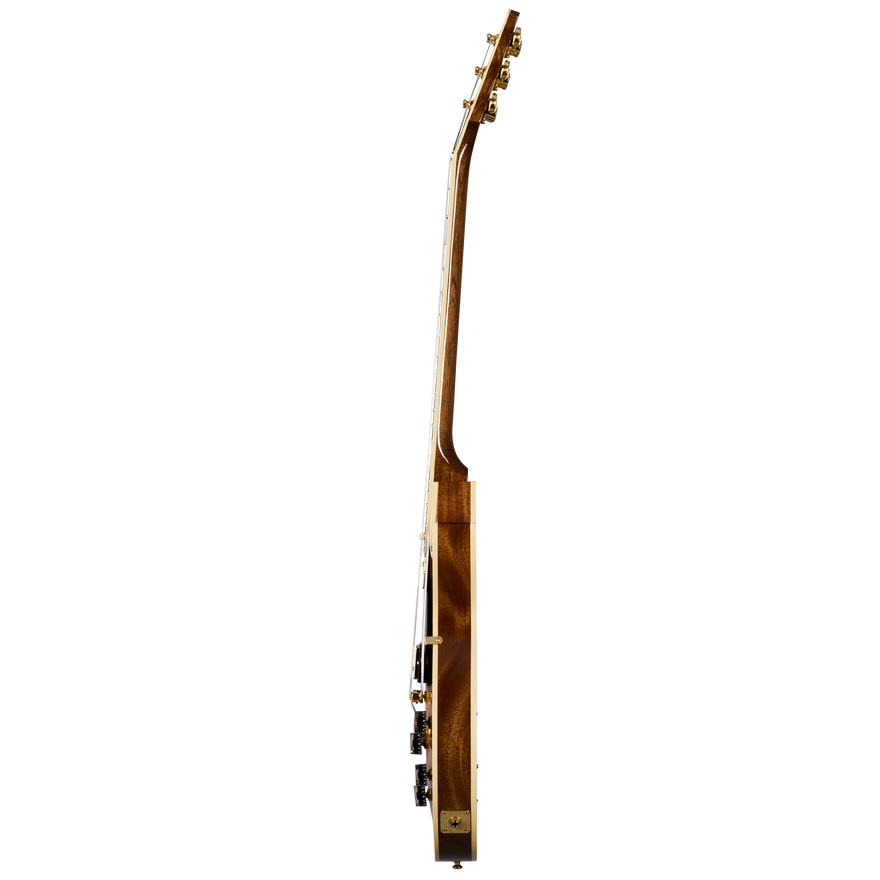 Gibson Custom Les Paul Custom 1-Piece AAA Quilt Maple Top, Faded Pecan Electric Guitar Gibson Custom