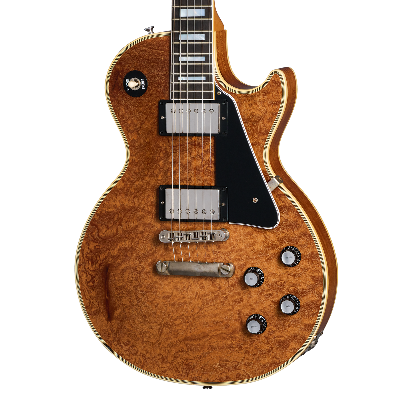Gibson Custom Les Paul Custom Quilt Sapele, Ultra Light Aged, Natural Electric Guitar Gibson Custom