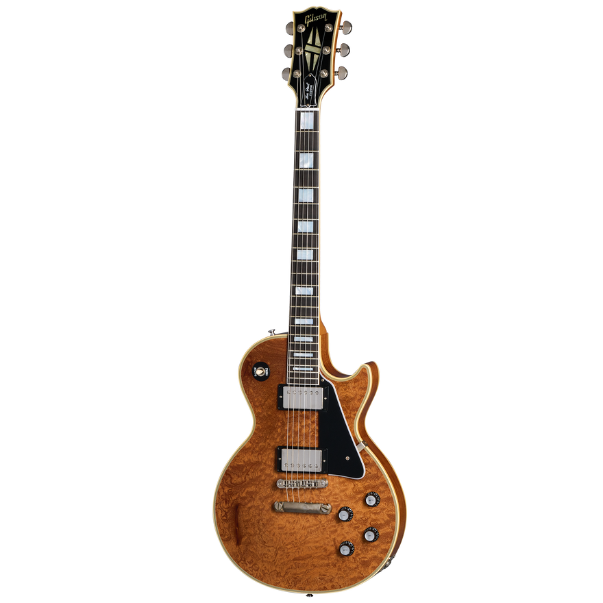 Gibson Custom Les Paul Custom Quilt Sapele, Ultra Light Aged, Natural Electric Guitar Gibson Custom