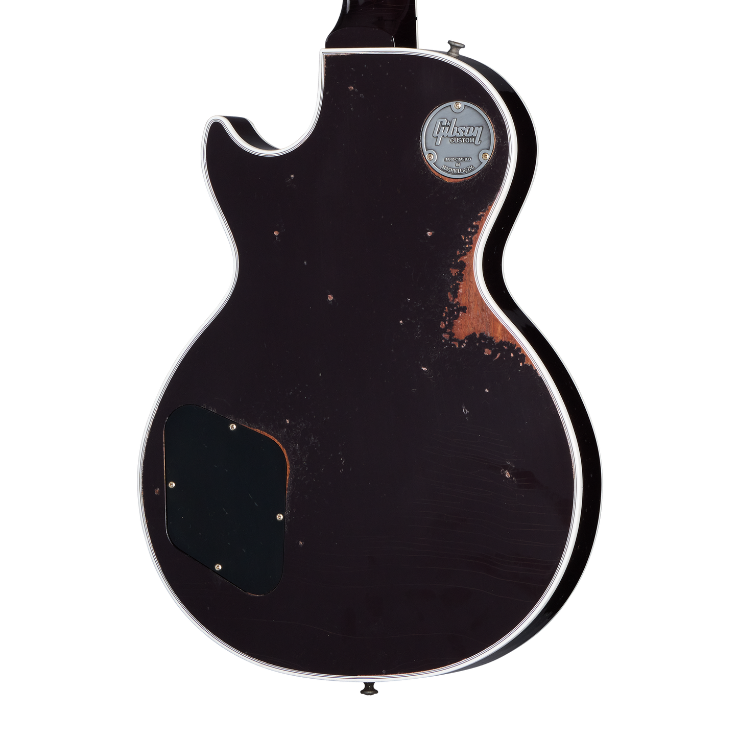 Gibson Custom Les Paul Custom, Heavy Aged, Oxblood Electric Guitar Gibson Custom