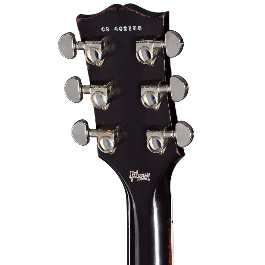 Gibson Custom Les Paul Custom, Heavy Aged, Oxblood Electric Guitar Gibson Custom