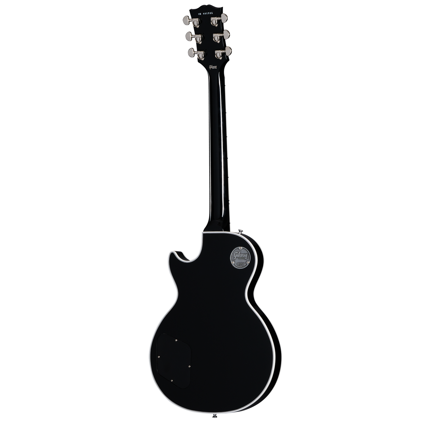 Gibson Custom Les Paul Custom, Nickel Hardware, Ebony Electric Guitar Gibson Custom