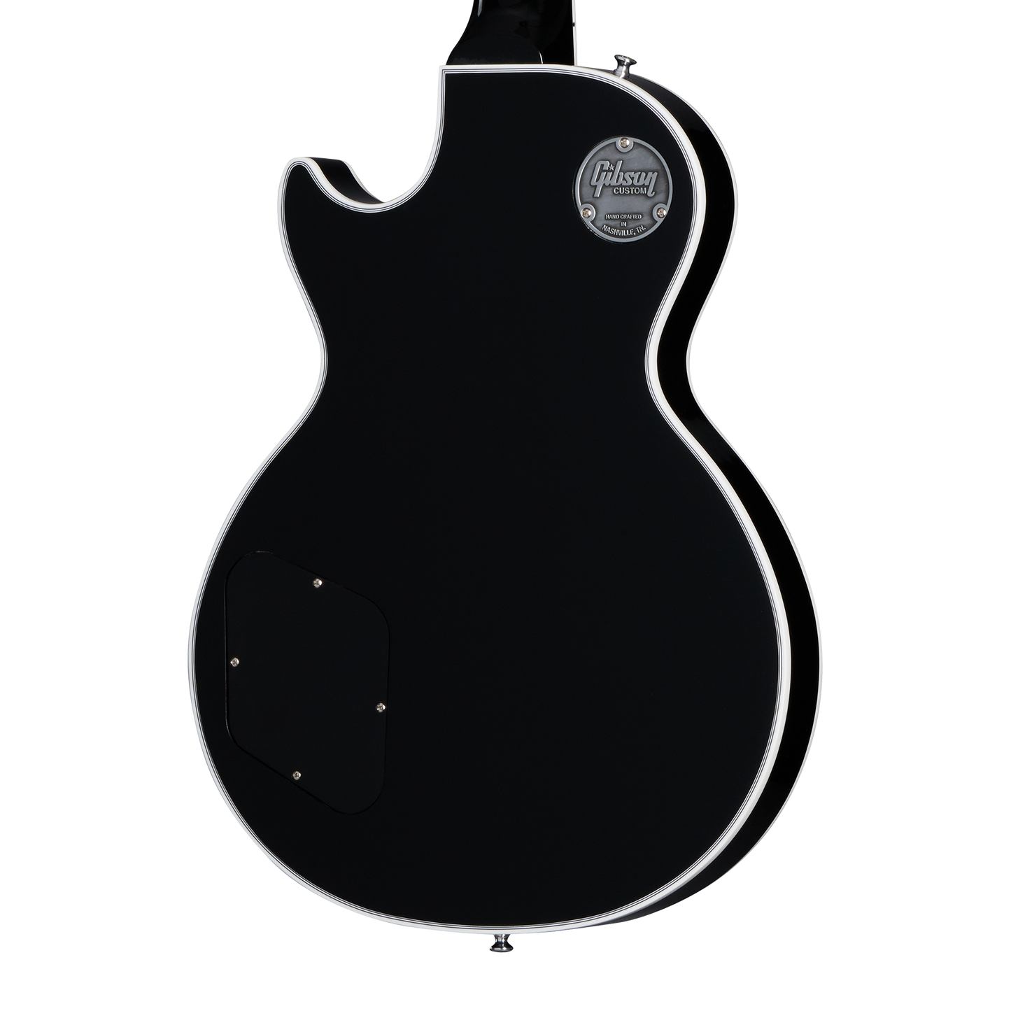 Gibson Custom Les Paul Custom, Nickel Hardware, Ebony Electric Guitar Gibson Custom