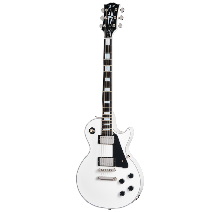 Gibson Custom Les Paul Custom, Nickel Hardware, Alpine White Electric Guitar Gibson Custom